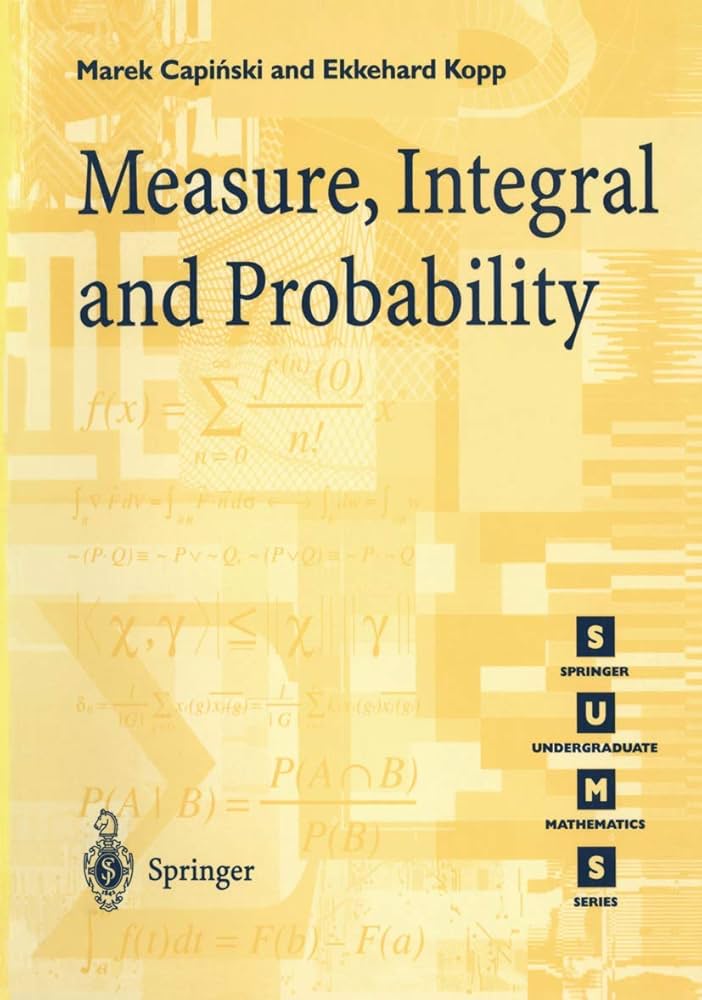 Amazon | Measure, Integral and Probability (Springer